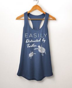 Easily Distracted By Turtles Tank Top VL01