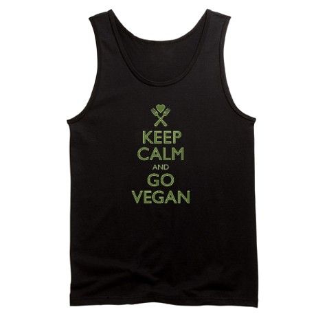 Keep Calm Go Vegan Tanktop VL01