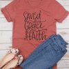 Saved By Grace Through T-Shirt VL01