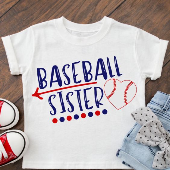 Baseball Sister T-shirt AI01