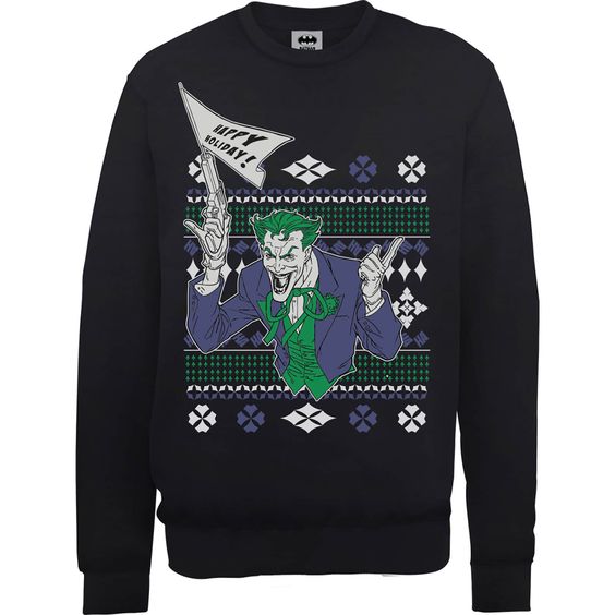 Batman Happy Holiday Sweatshirt FD01