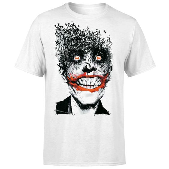 Batman Joker Face Of Bats T-Shirt FD01