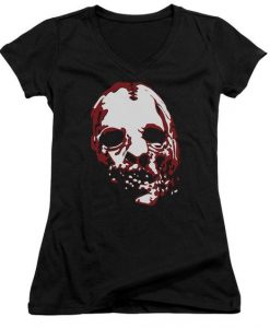 Bloody Face Juniors Vneck T-Shirt DV01