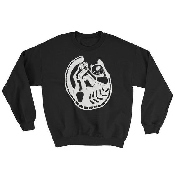 Cat Skeleton Sweatshirt EL01