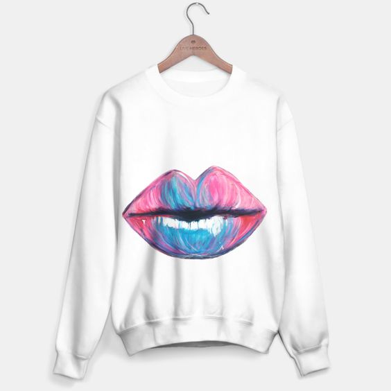 Cotton Candy Lip Kiss Sweatshirt ER01