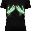 Glow in the Dark Skeleton Hands T-Shirt EL01