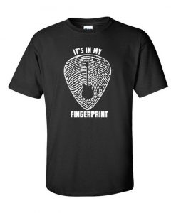 Guitar Fingerprint T-Shirt EM01