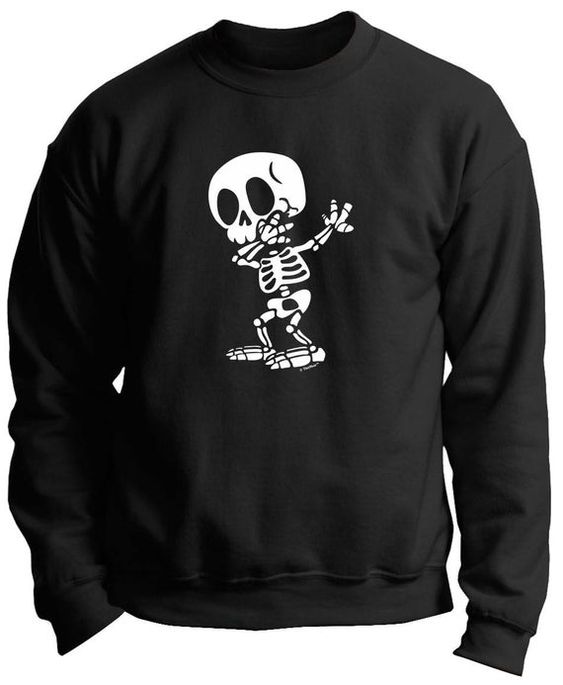 Halloween Dabbing Skeleton Sweatshirt EL01