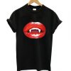 HalloweenRed Vampire-Kiss-T-shirt ER01
