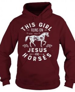 Jesus And Horse Hoodie SR