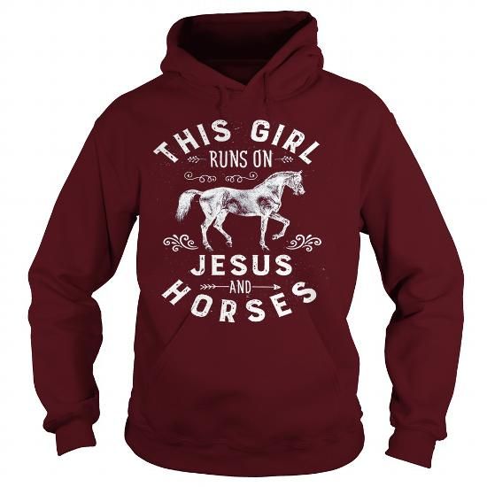 Jesus And Horse Hoodie SR