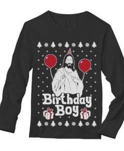 Jesus Birthday Boy Sweatshirt SR