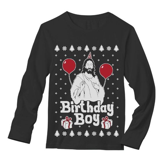 Jesus Birthday Boy Sweatshirt SR