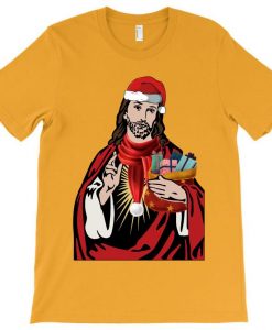 Jesus Christmas Design T Shirt SR