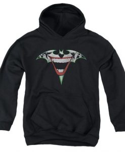Joker Bat Logo Black Hoodie FD01