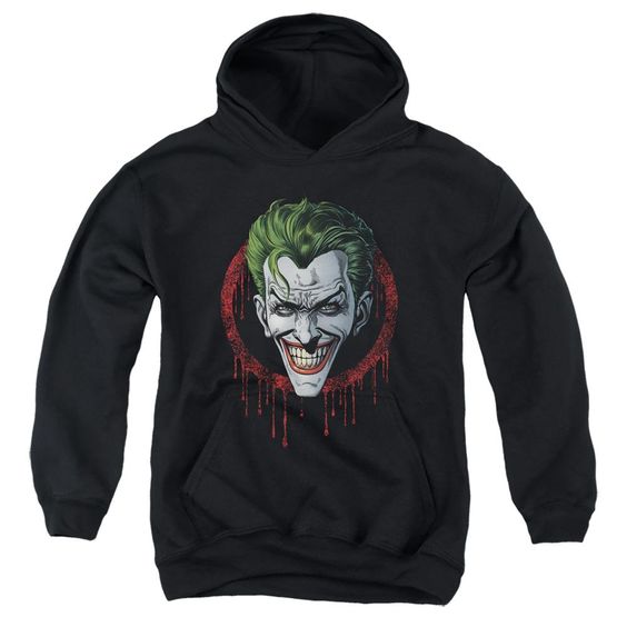 Joker Drip Black Hoodie FD01