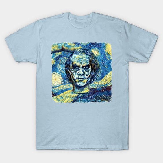 Joker Head Van Gogh T-shirt FD01