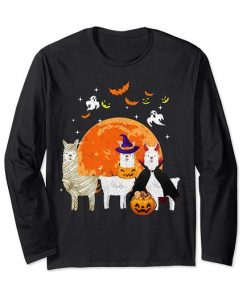 Llamas Halloween Sweatshirt SR01