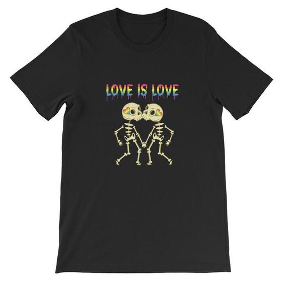 Love Is Love Skeleton Pride T-Shirt EL01