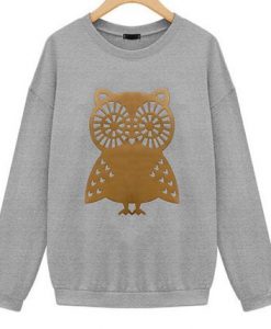 Owl Printed Sweater VL29