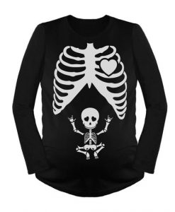 Pregnant Skeleton Sweatshirt EL01