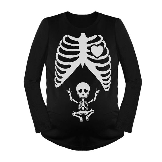Pregnant Skeleton Sweatshirt EL01