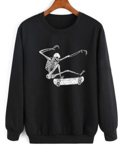 Skateboarding Skeleton Sweatshirt EL01