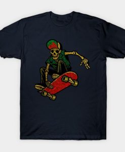 Skateboarding Skeleton T-Shirt AV01