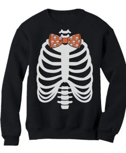 Skeleton Bow Tie Sweatshirt EL01