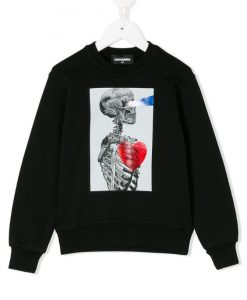 Skeleton print sweatshirt EL01