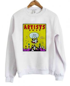 SpongeBob Artists Squidward Sweatshirt DV01