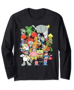 Spongebob Character Pile Up Sweatshirt DV01