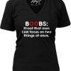 Women Boobs Deep Vneck T-Shirt DV01