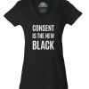 Women Consent is the new Vneck T-Shirt DV01