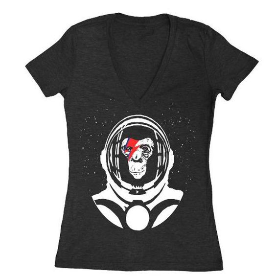 Womens Fitted Vneck T-Shirt DV01