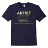 Artist Definition Tshirt N20DN