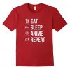 Eat Sleep Anime Tshirt N20DN