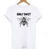 Girly Swot Bee White T- shirt ER29N