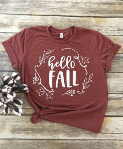 Hello Fall Design T-Shirt At HN22N