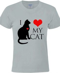 I Love My Cat T Shirt N20SR