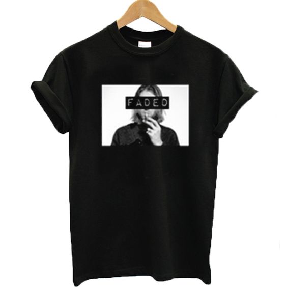 Kurt Cobain Faded T-shirt EL12N
