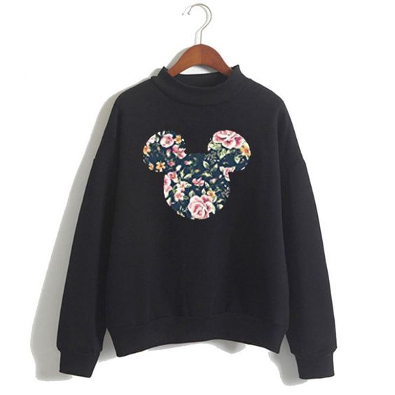 Mickey Floral Sweatshirt N14VL
