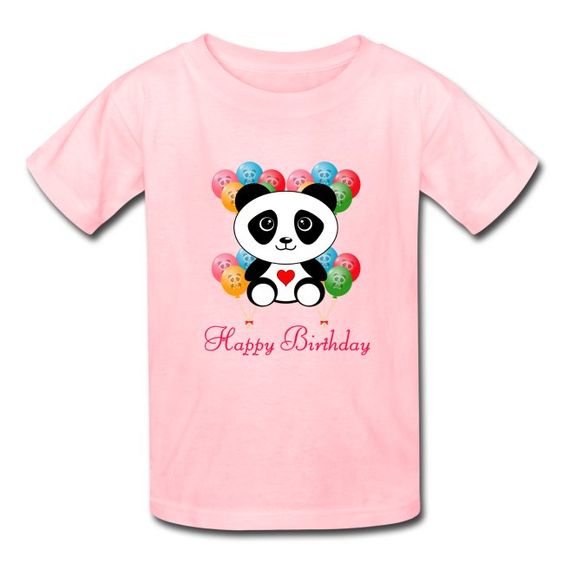 Panda Birthday T-Shirt E1N