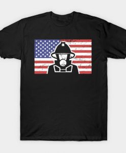 Patriotic American Flag T-Shirt FD4N