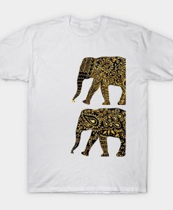 Pattered Elephants Classic T-Shirt FD4N