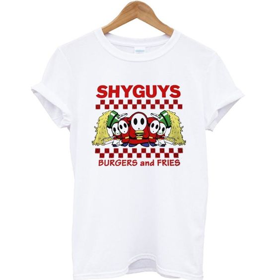 Shyguys Burgers And Fries T-shirt EL28N