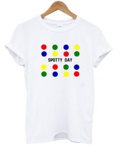 Spotty Day White T -shirt ER28N