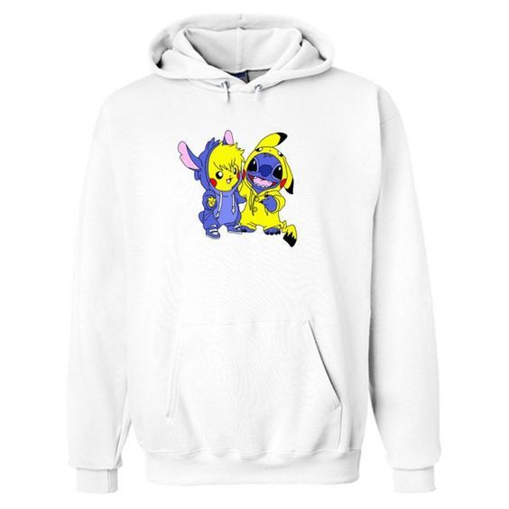 Stitch & Pikachu Hoodie EM26N