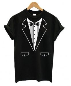 Tuxedo With Bowtie T -shirt ER28N