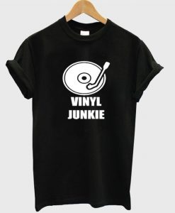 Vinyl junkie t-shirt Fd22N